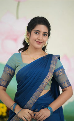 breathable cotton saree
