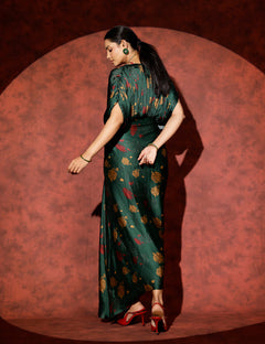 Panna Plunge Kaftan Gown