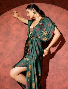 Panna Plunge Kaftan Gown