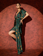 Panna Plunge Kaftan Gown