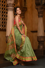 Traditional party wear saree