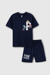 Paw patrol navy boys shorts set