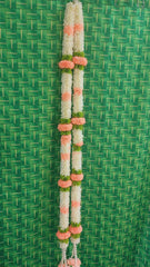 Peach Loop Cloth Garlands Set of 2