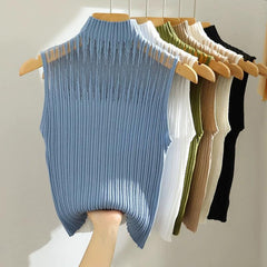 Phoebe Rib Knit Summer Tank Top