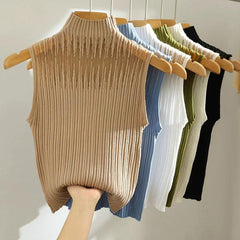 Phoebe Rib Knit Summer Tank Top