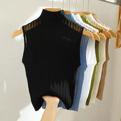 Phoebe Rib Knit Summer Tank Top