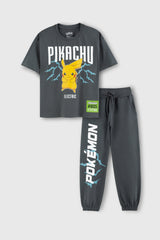 Pikachu Electrifying Boys Jogger Set