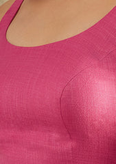 Round neck blouse design