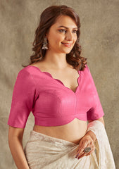 Linen blend blouse sleeveless