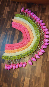 Pink U Shape Toran Set