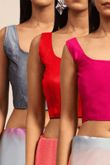 Plain Blouse - Combo of 3