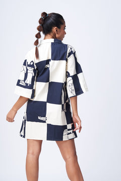 Casual shirt dress