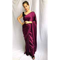Pre-Draped 1 Minute Saree Ocean Blue