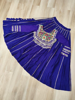 Navratri Lehenga Set with Embroidered Mirror Work Jacket