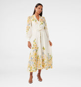 Primrose Trim Midi Dress for Women