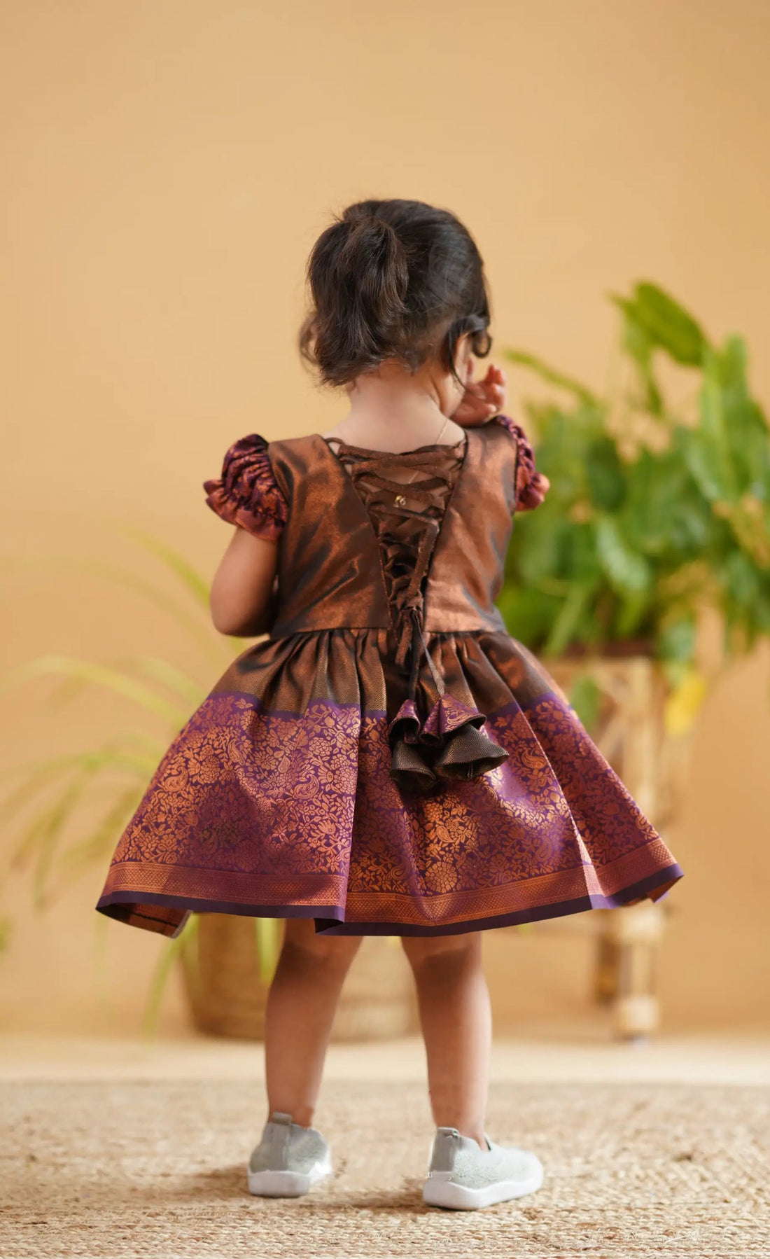 blended silk frock