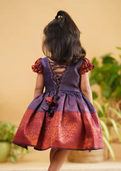 kids silk frock