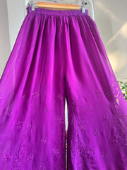 Mukaish embellished palazzo