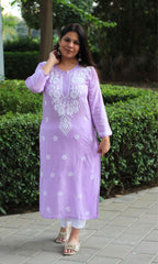 Hand embroidered kurta