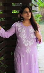 Chikankari kurti for women
