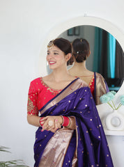 silken heritage paithani saree