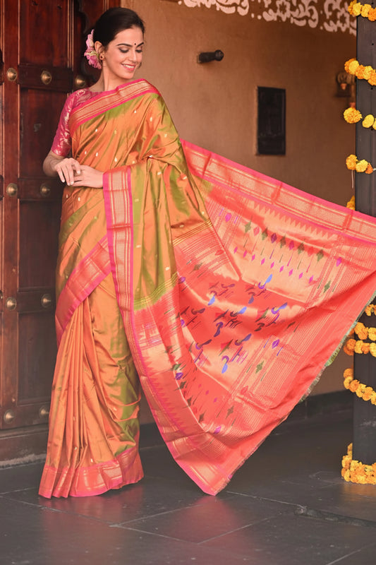 Kanak Noor Paithani Silk Saree