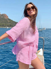 linen co-ord set for women