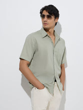 Relaxed fit cotton shirt
