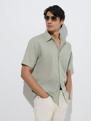 Relaxed fit cotton shirt