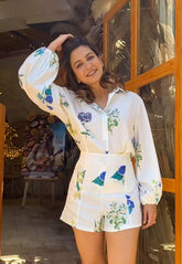 Senate Cotton Poly Luxury Co-ord Set