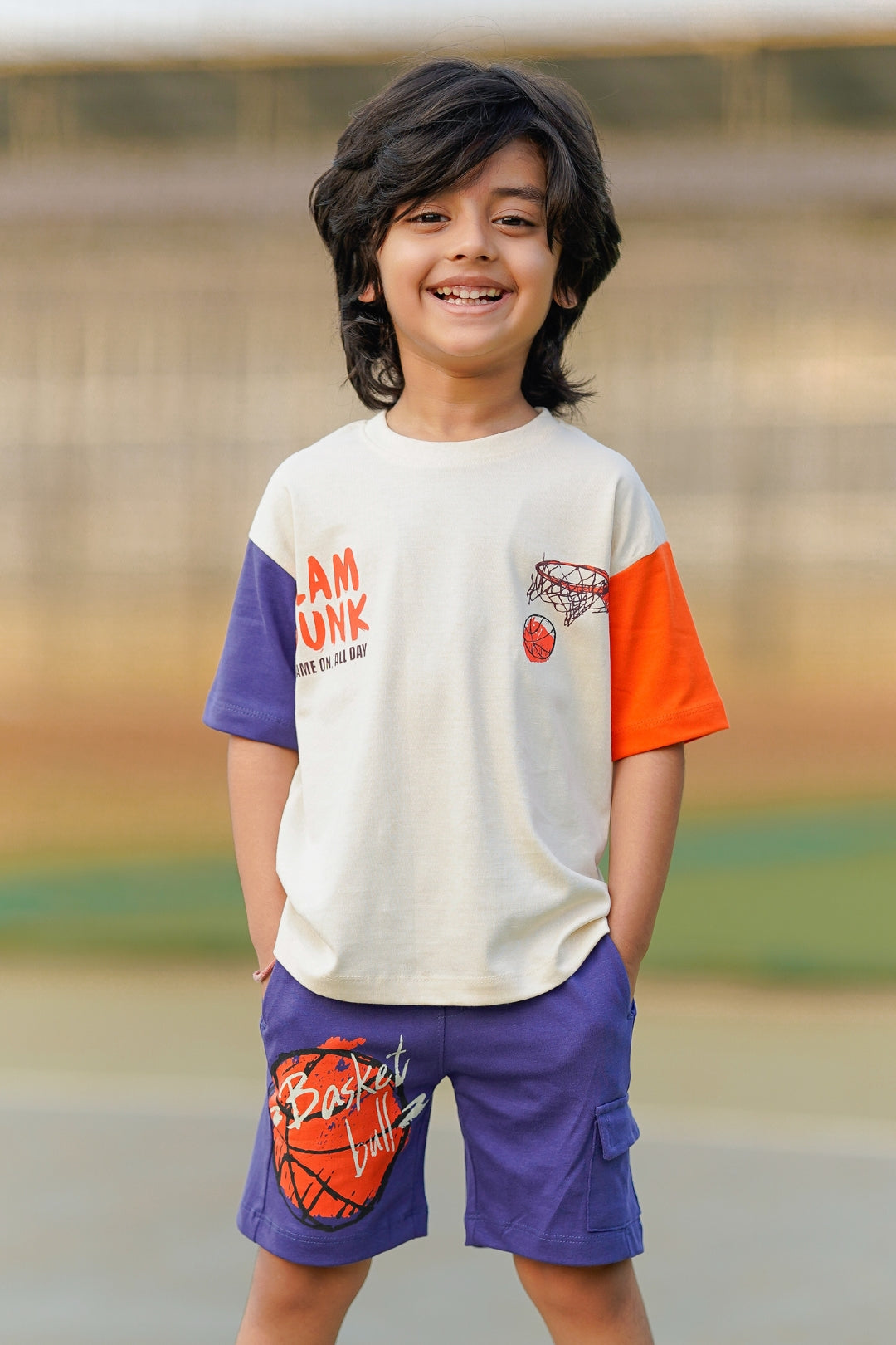 Slam Dunk Basketball Co-ord Set for Kids