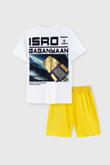 Space print kids outfit