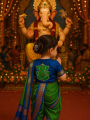 Festive saree for Ganpati Utsav