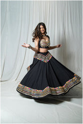 Women’s Taam Jham 3.O Black Skirt Set