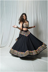 Women’s Taam Jham 3.O Black Skirt Set