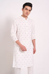 Casual printed cotton kurta