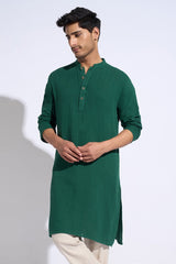 Solid color kurta for men