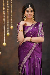 Wedding guest half saree