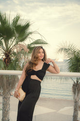 Twist Drape Pleated Top