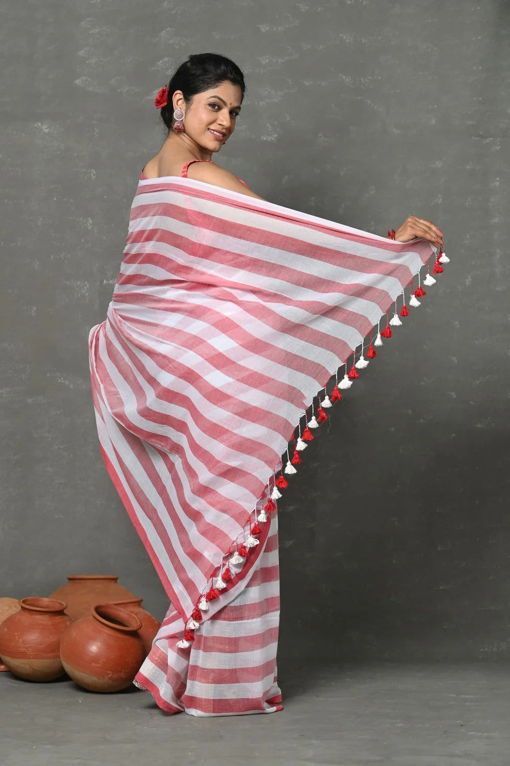 red saree