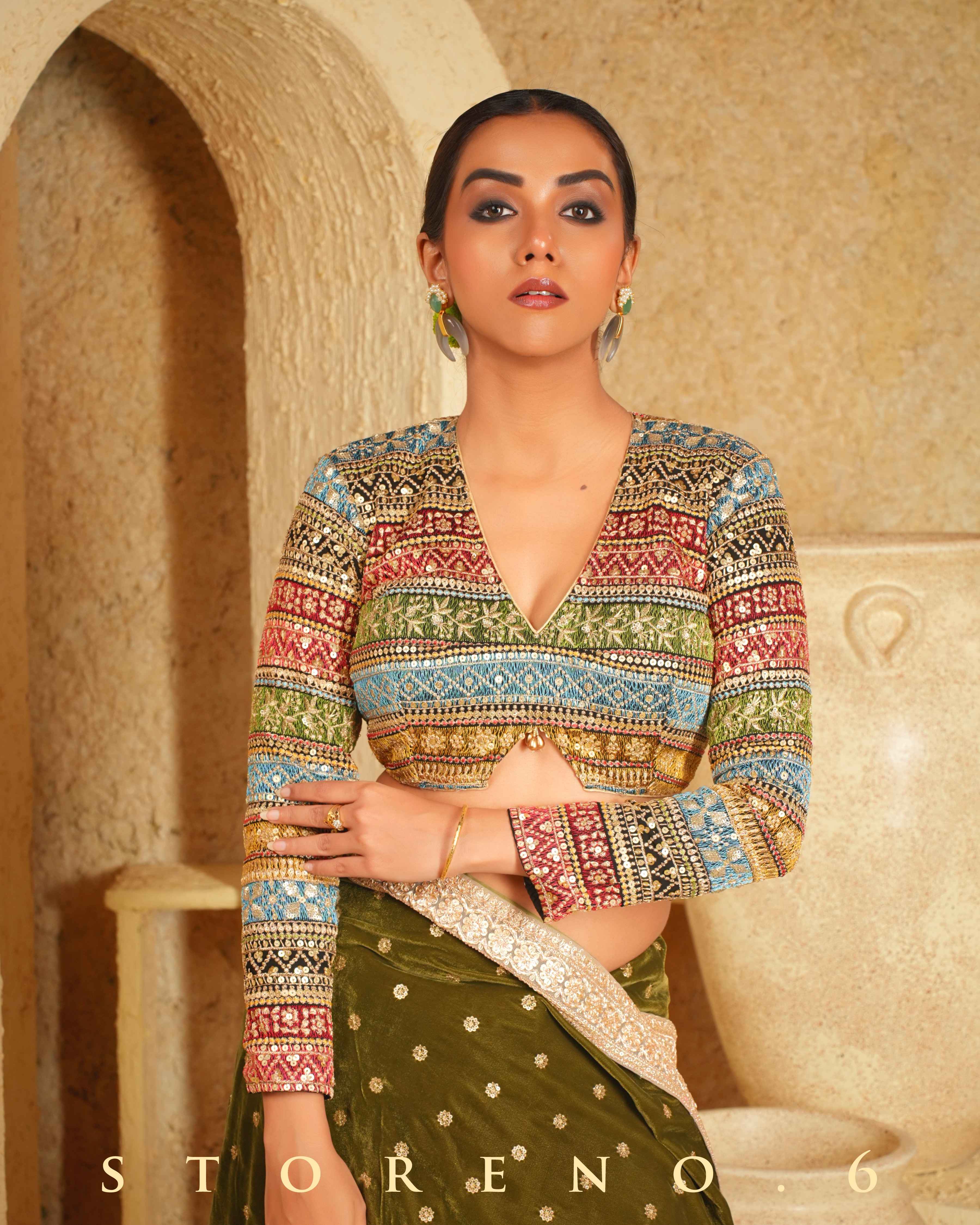 Vibrant Color Blouse