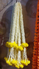 white lilly flower garland