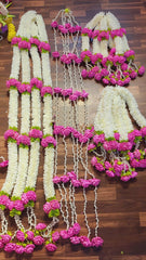 White Pink Hangings Set