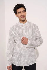 Printed kurta shirt style
