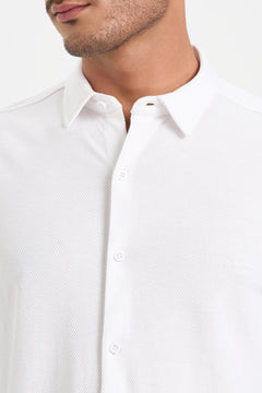 Men’s textured dress shirt