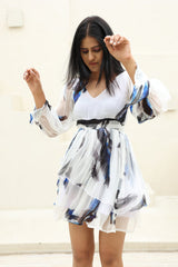 Bemberg chiffon dress