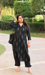 Ikat cotton kurta for women