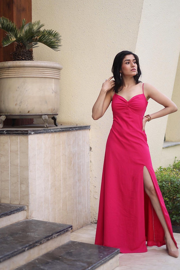 Women's Fuchsia Pink Thistle Dress