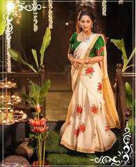 Khun saree with blouse