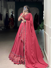 Mirror work lehenga choli